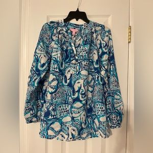 Lilly Pulitzer Silk Top